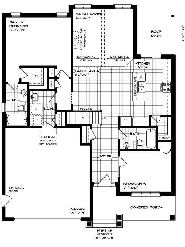 Oakcrest a 2 bedroom 2 bath home in Orchard Park South. A